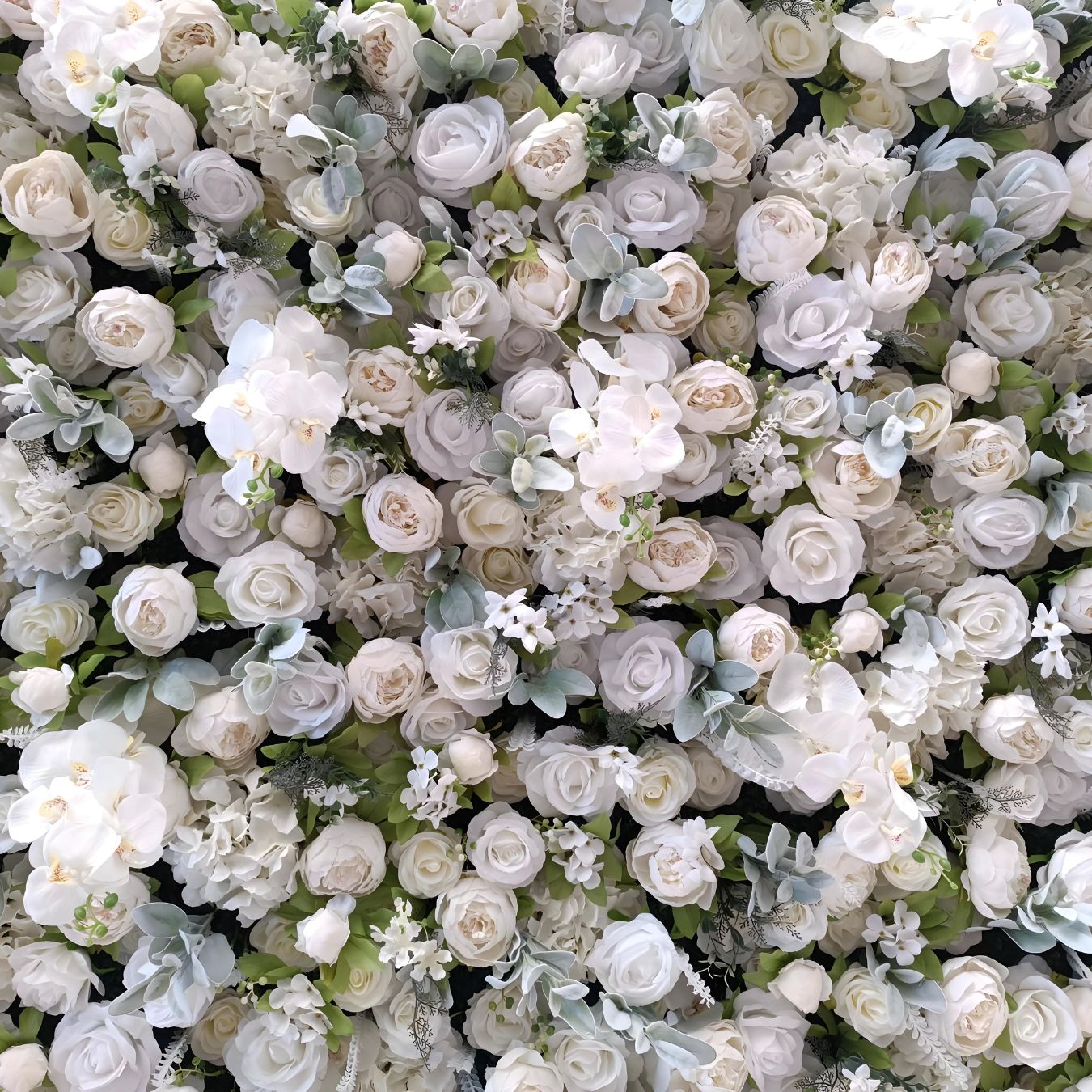 Garden Green Flower Backdrop Wall