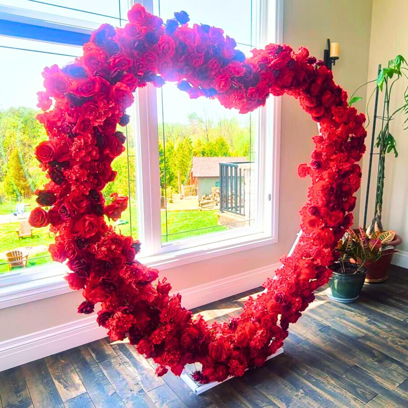Heart Full of Roses Backdrop