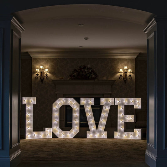 Love Marquee Letters With Lights