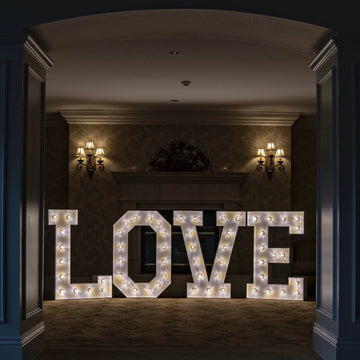 Love Marquee Letters with Lights