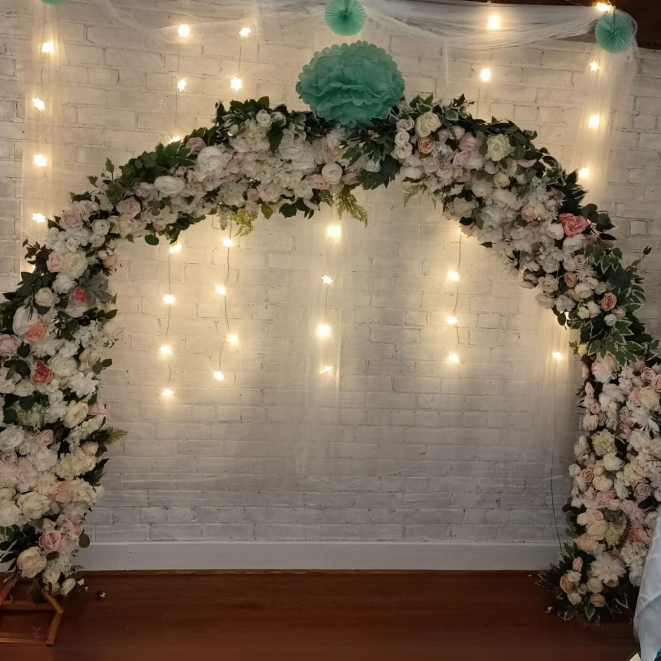 Mixed Flower Ring Arch