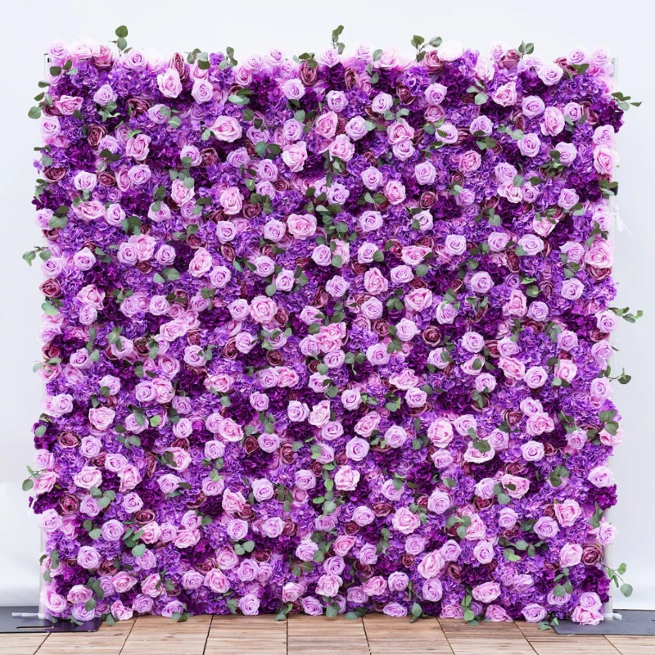 Purple Flower Wall